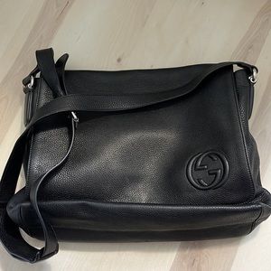 Black Gucci Men’s Messenger Bag